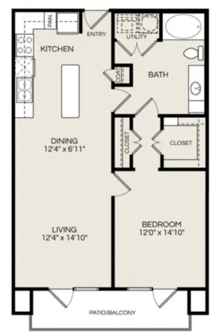 A2.2 | Pearl Woodlake | Houston, TX Apartments