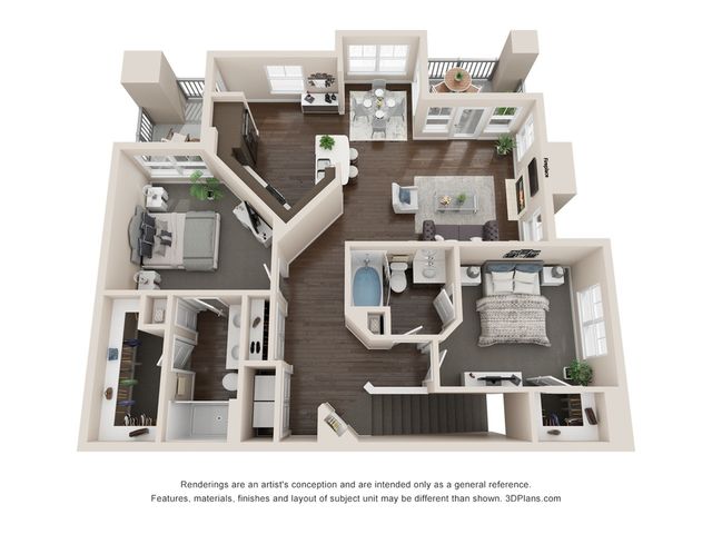 B2 BH U - 2 Bedroom / 2 Bathroom