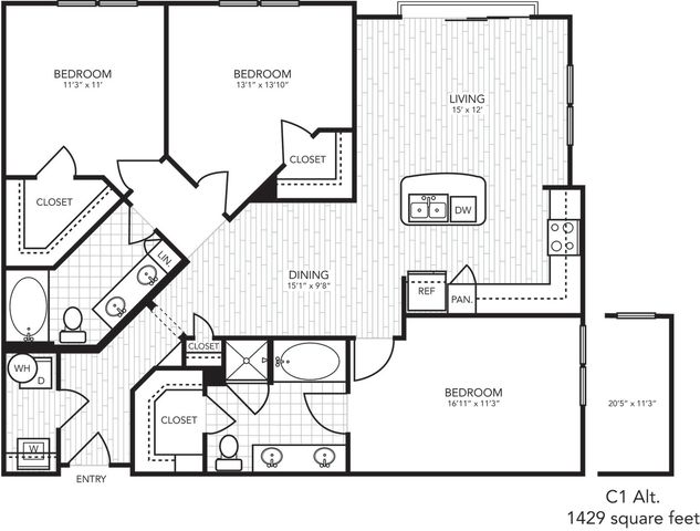 C1 Alt Floor Plan
