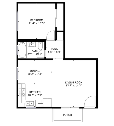 1BR Layout