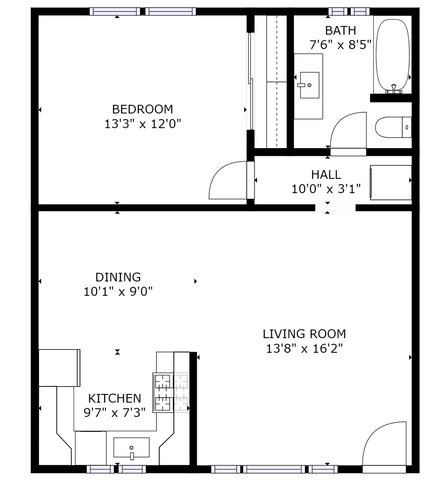 1BR Layout
