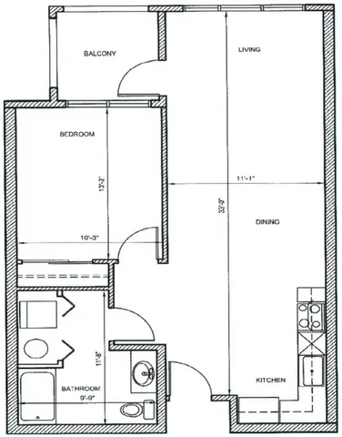 1Bed A