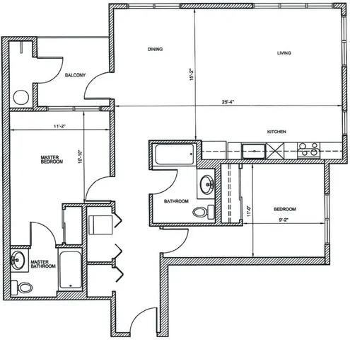 2Bed, 2Bath A units 201 and 301
