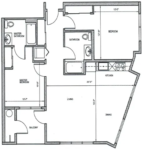 2Bed, 2Bath C Units 409,309,209
