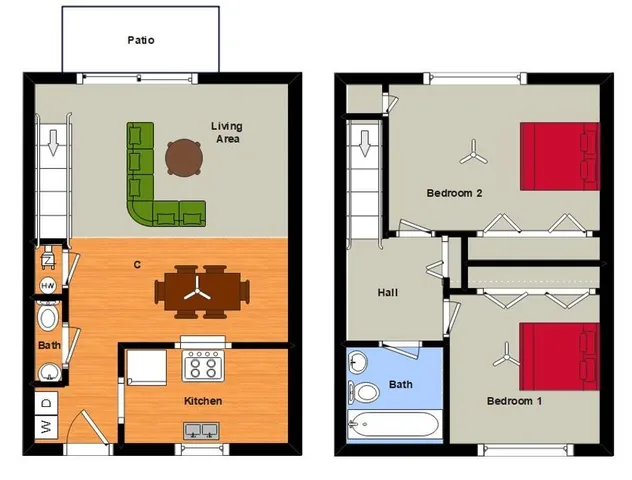2 BR TH