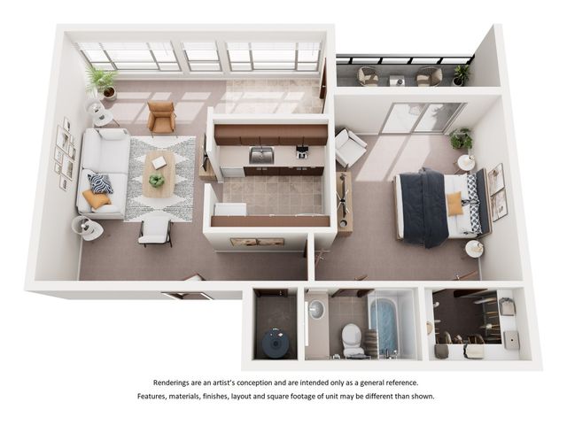 1 Bed A