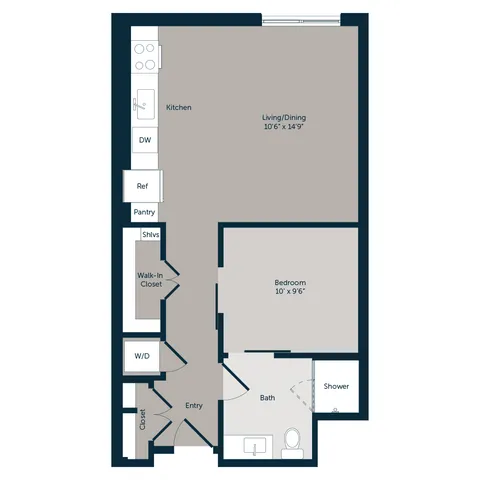 Santa Fe ALT 1x1 floor plan