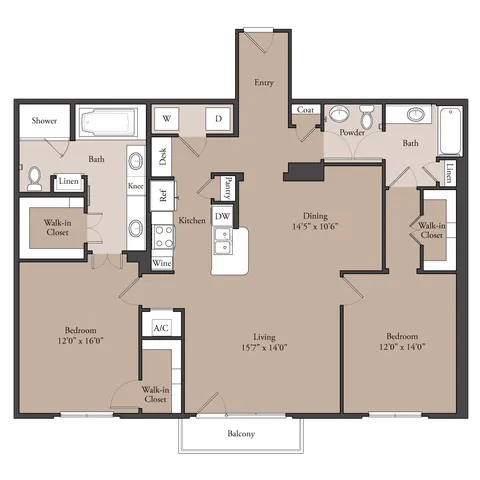 The Willowick (alt) 2x2 floor plan