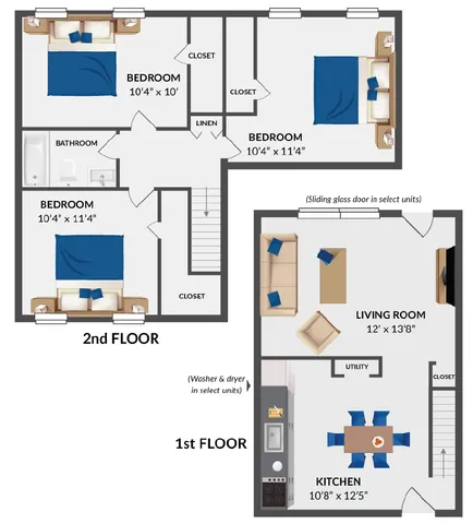 3 Bedroom Townhome