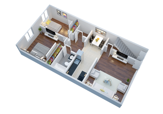 Roosevelt 2 bedroom 2 bathroom