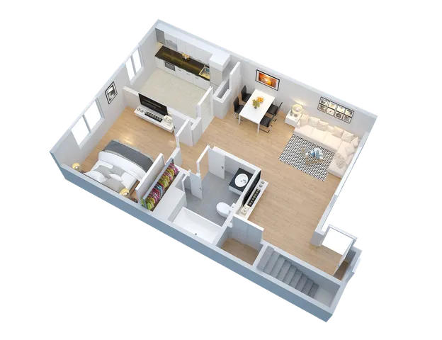 Welsh 1 bedroom 1 bathroom