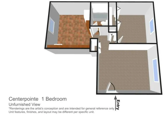 1 bedroom