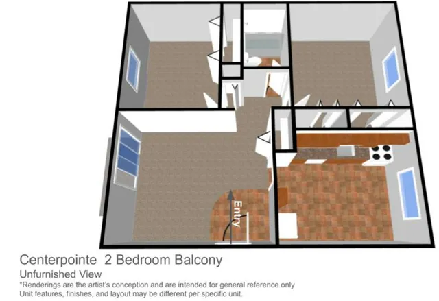 2 bedroom