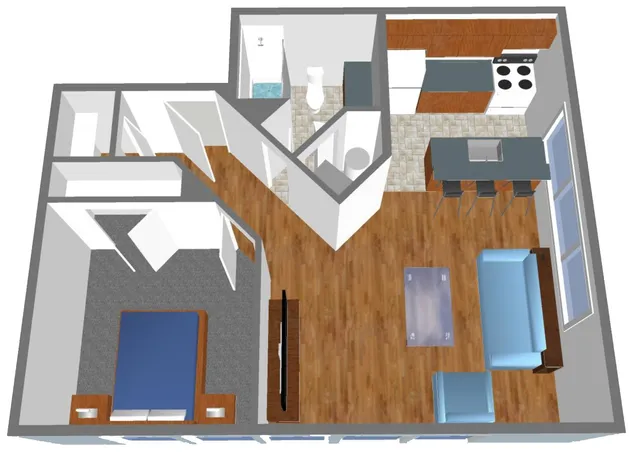 1 bedroom