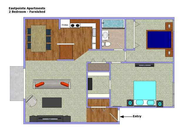 2 bedroom