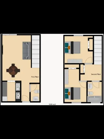 2 bedroom