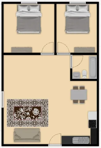 2 bedroom