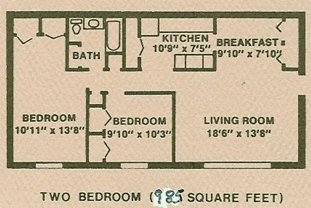 2 bedroom