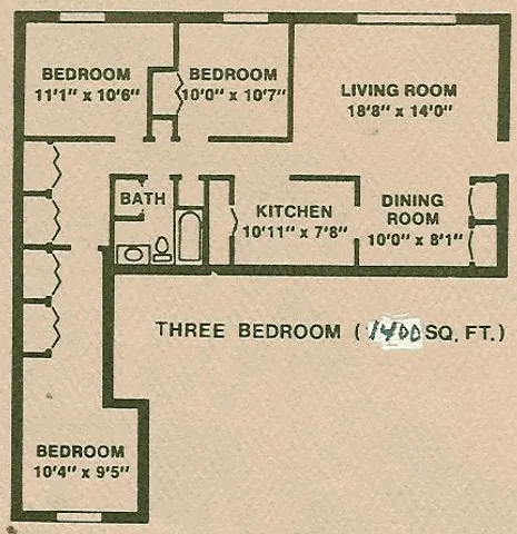 3 bedroom