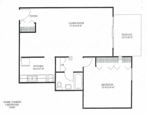 1 bedroom