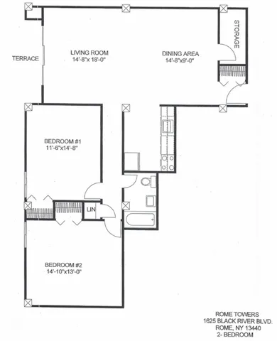 2 bedroom