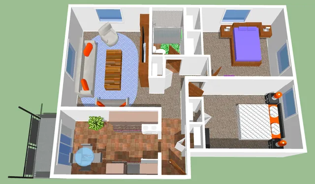 2 bedroom