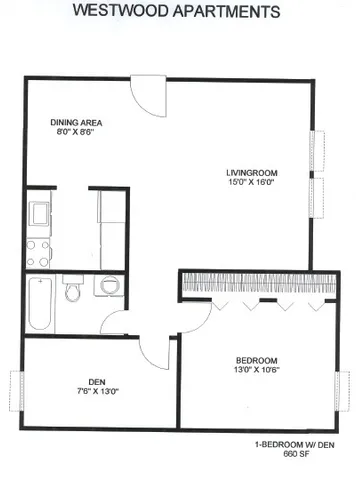 1 bedroom