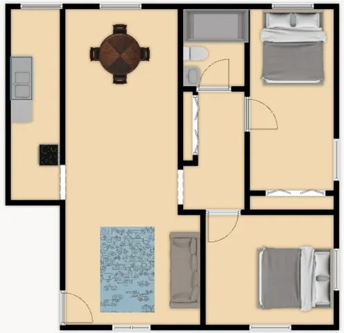 2 bedroom