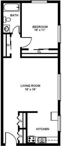 1 bedroom