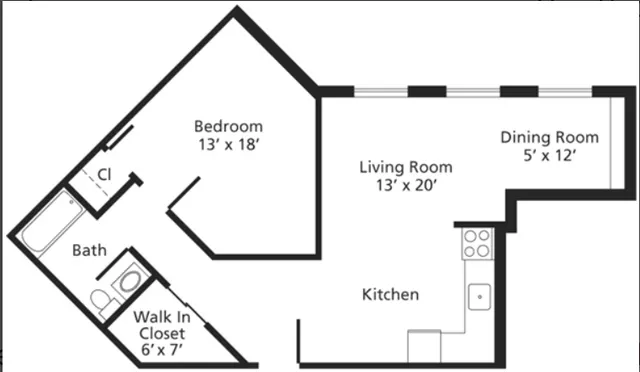 1 bedroom