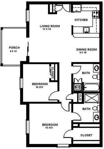 2 bedroom