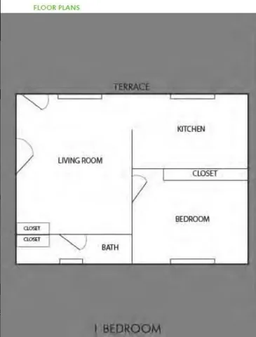1 bedroom