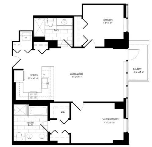 2 bedroom