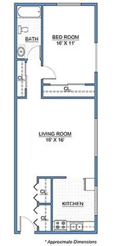 1 bedroom