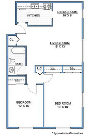 2 bedroom
