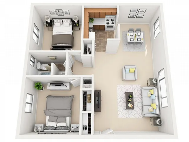 2 bedroom