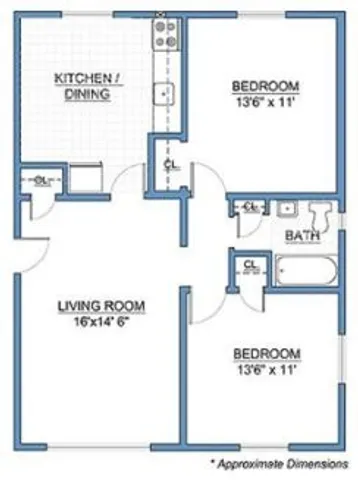 2 bedroom