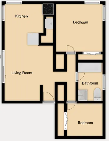 2 bedroom