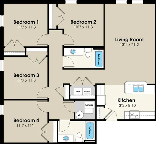 2309 Knapp 4bd - Corner
