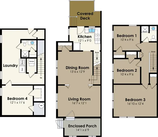 Hayward 4bd - Duplex