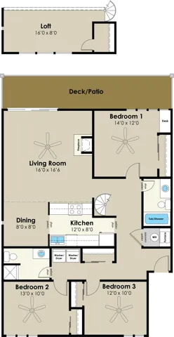 3BR  2BA
