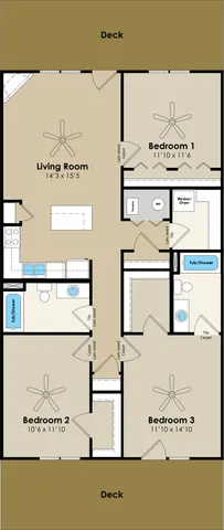 3bed