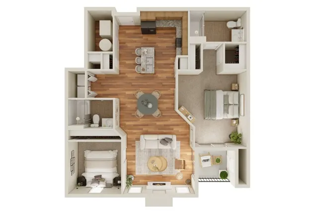 2BR 2BA