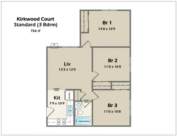 Standard 3 Bedroom