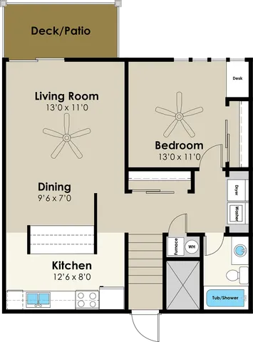 1BR - 116 McDonald