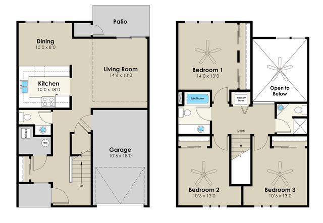 3BR  2BA
