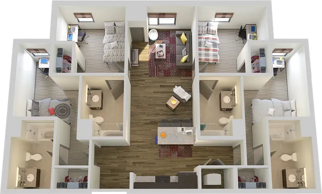 4 BEDROOM | 4 BATHROOM