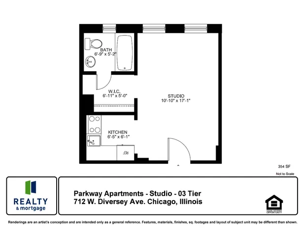 Studio Floorplan Tier 03