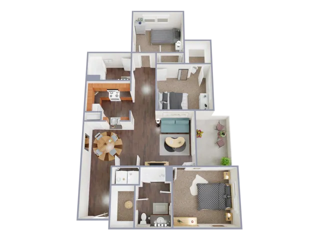 3 Bedroom Floorplan