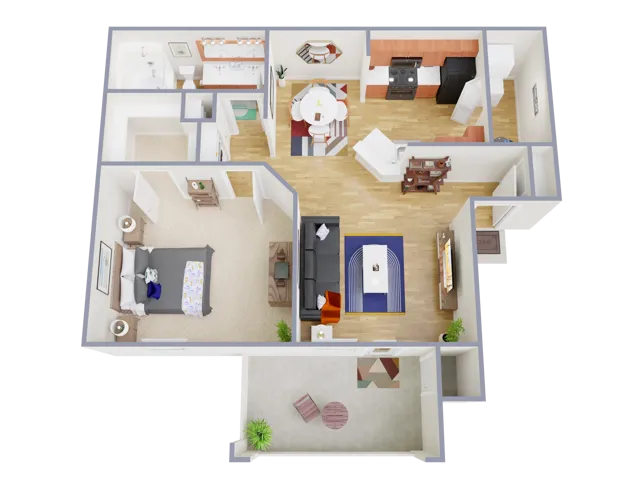 A1-P Floor Plan